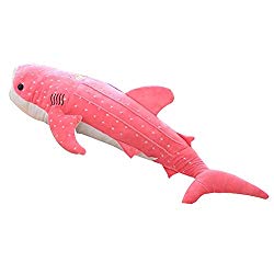 Yinpinxinmao Cute Shark Plush Toy Big Fish Cloth Doll Whale Stuffed Children Birthday Gift Pink 75cm