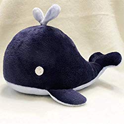 JEWH Kawaii Plush Toys - Blue Whale with Bamboo Charcoal Package - Clean air Stuffed Animal Toy [20CM]