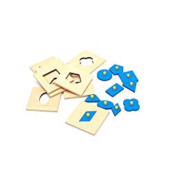 Fly whale Montessori Wooden Geometric Match Puzzle Early Educational Materials Montessori Wood Insets Set Geometrical Shapes Toys