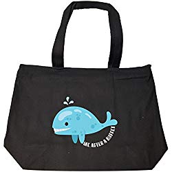 Me After A Buffet Cute Whale Design Sea Creature - Tote Bag With Zip