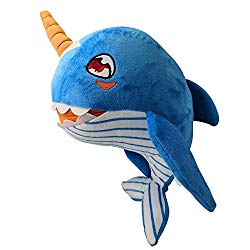 Leegoal Baby Whale Official Song Doll, Baby Shar Narwhal Sound Singing Plush Doll Toy, Whale Family (Baby Daddy Mommy - Daddy Blue