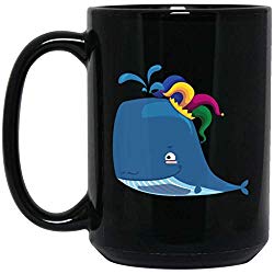 Whale With Jester Hat Funny Mardi Gras Costume Mug Gifts