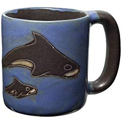 Animal World - Orca Whale Hand-Etched Mug