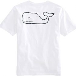 vineyard vines Camiseta vintage de manga corta con bolsillo de ballena para niño