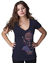 Women's Whale of a Tale T Shirt Cool Vintage Balloon Travel Shirt