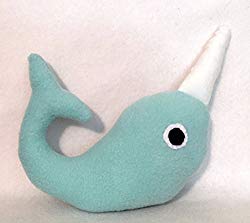 Stuffed Teal Narwhal/Narwhal decor/Narwhal gifts/Best Baby Shower Gifts