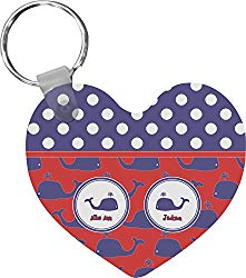 Whale Heart Keychain (Personalized)