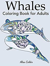 Whale Coloring Book for Adults (Animal Coloring Books)