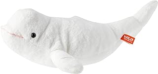 Wild Republic Beluga Whale Plush Stuffed Animal, Plush Toy, Gifts for Kids, Cuddlekins, 15 Inches