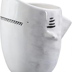 3D Shark Ceramic Coffee Mug | Cute Handmade Milk Tea Cup 14OZ | shark themed gifts,funny valentines gift for shark-fans
