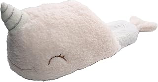 Millffy Whale Narwhal Floor Slippers - Soft House Slippers for Women, Electric USB Heated
