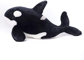 TAMMYFLYFLY The Orca Blackfish Long Big Killer Whale Stuffed Animal Sea Critters Plush Doll (39cm)
