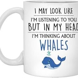 Whale Gift, Whale Mug, Whale Lover Gift, Funny Blue Whale Gifts For Mum, Women, Her, Him, Girls, Gifts For Whale Lovers, Whale Watchers 11oz