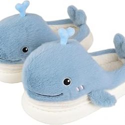 XIXITIAO Fuzzy Slippers,Cute Slippers for Women Men,Kawaii Cartoon Animal Slippers Plush House Shoes,Womens Slides for Indoor pantuflas para de mujer