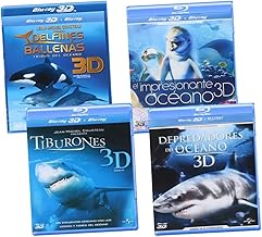 Ultimate 3D Blu-ray Collection: Dolphins and Whales / Amazing Ocean / Ocean Predators / Sharks [Spanish Artwork] [English & Spanish Audio & Subtitles] Region 1/A