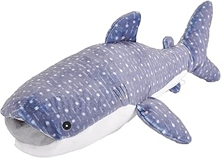 Wild Republic Ecokins, Whale Shark, Stuffed Animal, 12 inches, Gift for Kids, Plush Toy, Made from Spun Recycled Water Bottles, Eco Friendly, Child’s Room Decor