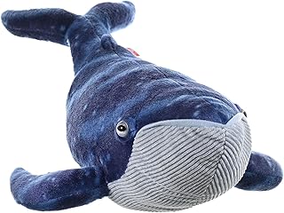 Wild Republic Blue Whale Plush, Stuffed Animal, Plush Toy, Gifts for Kids, Cuddlekins 20 Inches