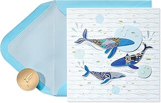 Papyrus Blank Card - Designed by House of Turnowsky (Whales)