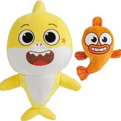 Baby Shark's Big Show! Sing & Swing Musical Plush Toys – 2-Pack Includes Baby Shark and William Stuffed Animals